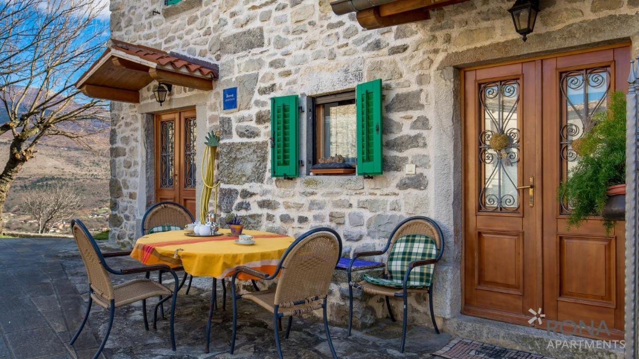 Rona Stone House Apartments Janja Boljun Bagian luar foto