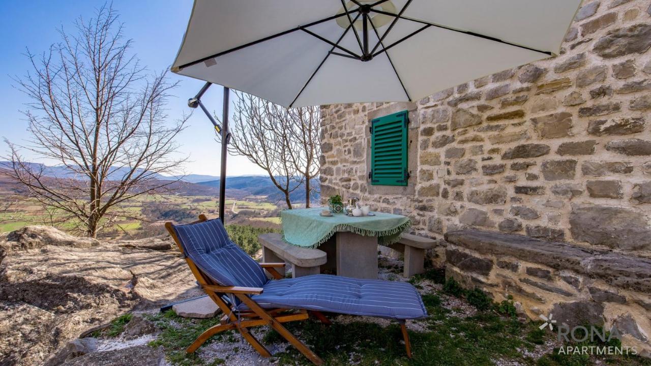 Rona Stone House Apartments Janja Boljun Bagian luar foto