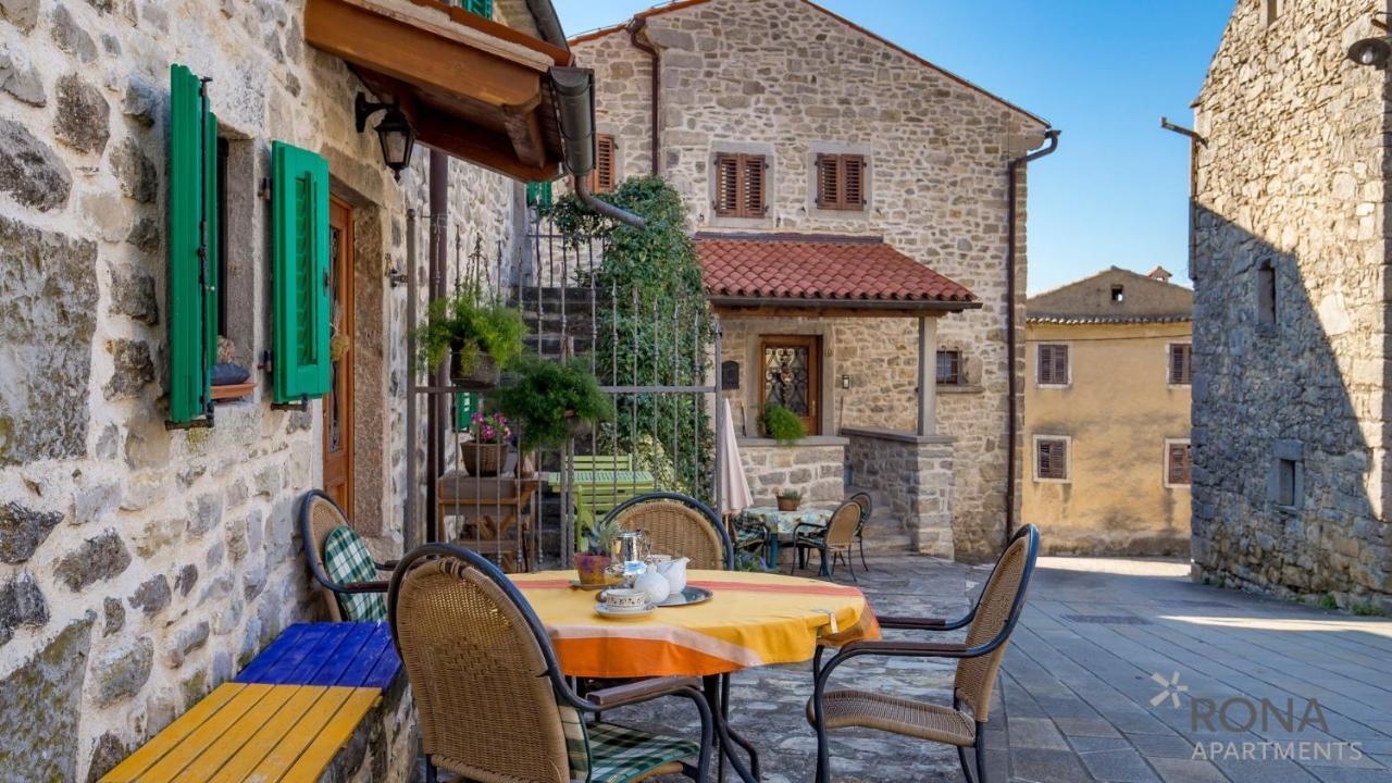Rona Stone House Apartments Janja Boljun Bagian luar foto